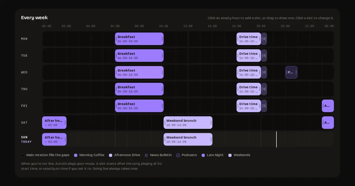 How to Schedule Playlists on Your Internet Radio Station